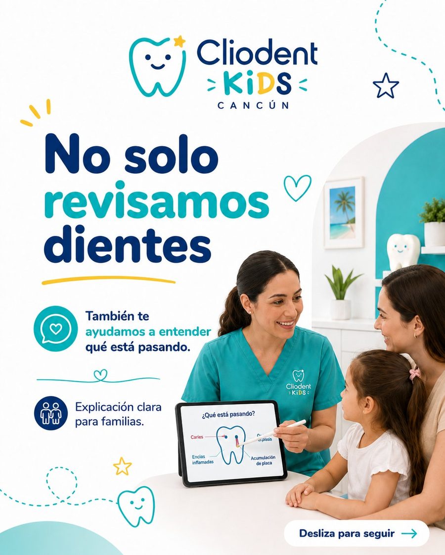 Cliodent Kids — carrusel: No solo revisamos dientes