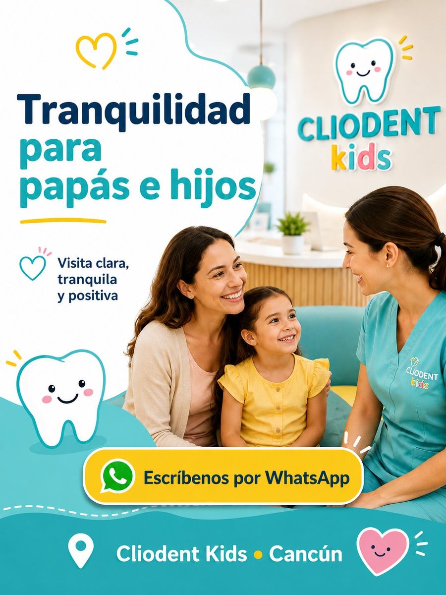 Cliodent Kids — poster: Tranquilidad para papás e hijos