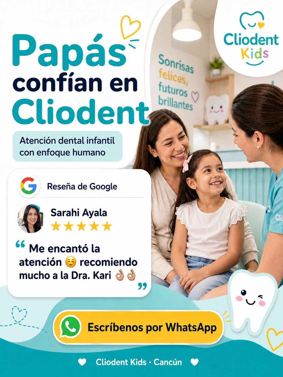 Cliodent Kids — poster: Papás confían en Cliodent