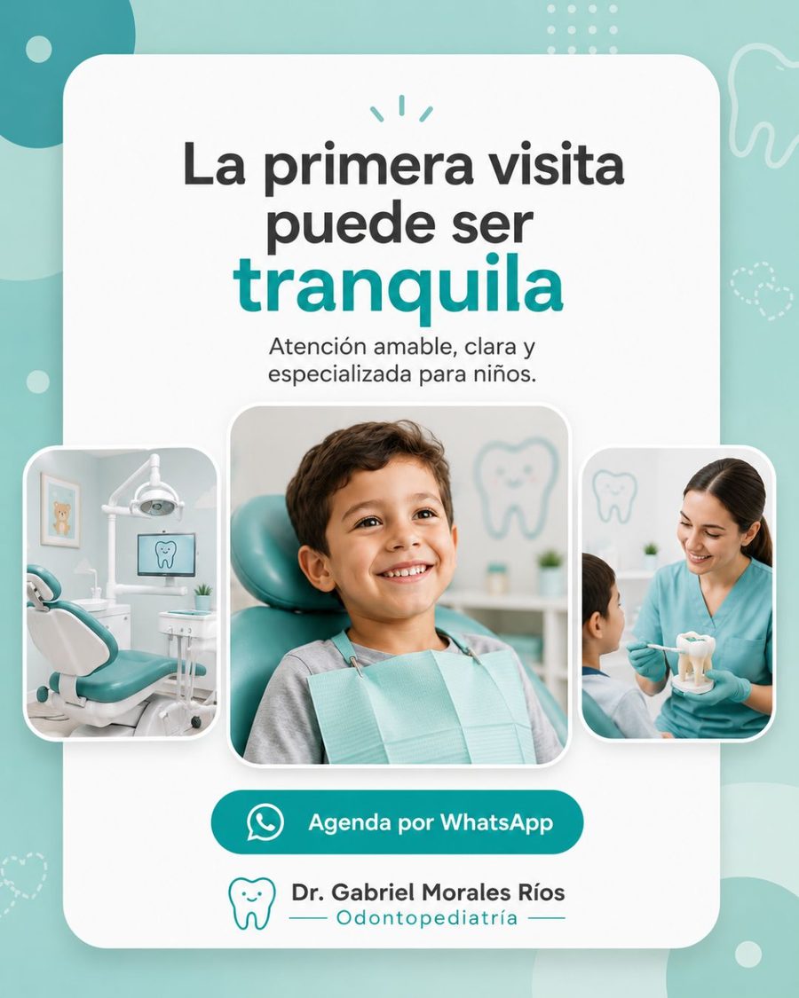 Dr. Gabriel Morales — poster: La primera visita puede ser tranquila